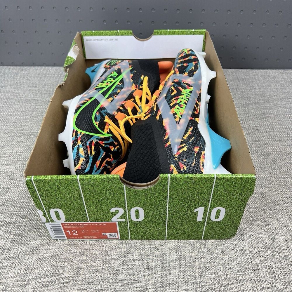 Nike Alpha Menace 4 Elite Cleat 'Travis Kelce' (HF4316-001) Mens Size 12 - Picture 11 of 12